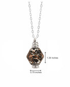 Cara Keepsakes Murano Glass Pendant Urns Murano Glass Pendant Urn - 'Everlasting Embrace'