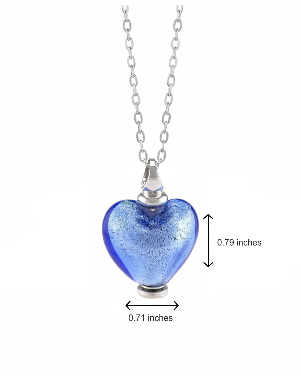 Cara Keepsakes Murano Glass Heart Urns Murano Glass Heart Urn - September