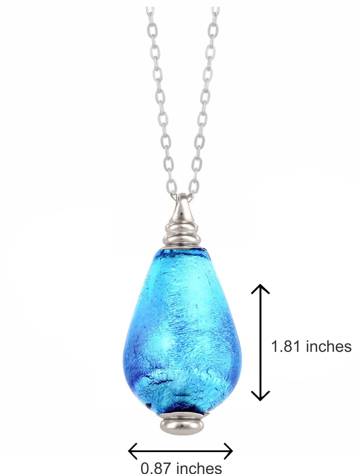 Cara Keepsakes Murano Glass Pendant Urns Murano Glass Pendant Urn - 'Infinity'