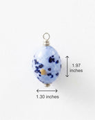 Cara Keepsakes Keepsake Urn Mini Urn with Glass Dome Keepsake Urn - "Ocean Mist"