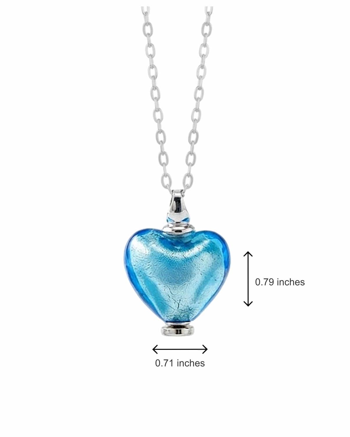 Cara Keepsakes Murano Glass Heart Urns Murano Glass Heart Urn - March
