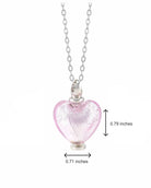 Cara Keepsakes Murano Glass Heart Urns Murano Glass Heart Urn - October