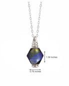 Cara Keepsakes Murano Glass Pendant Urns Murano Glass Pendant Urn - 'Peaceful Waters'