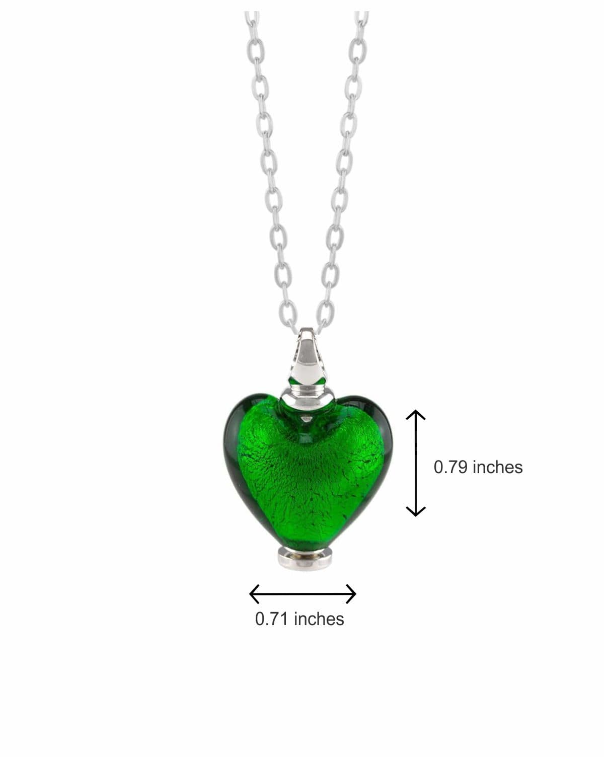 Cara Keepsakes Murano Glass Heart Urns Murano Glass Heart Urn - May