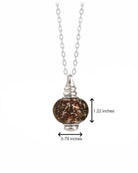 Cara Keepsakes Murano Glass Pendant Urns Murano Glass Pendant Urn - 'Everlasting Embrace' Bead