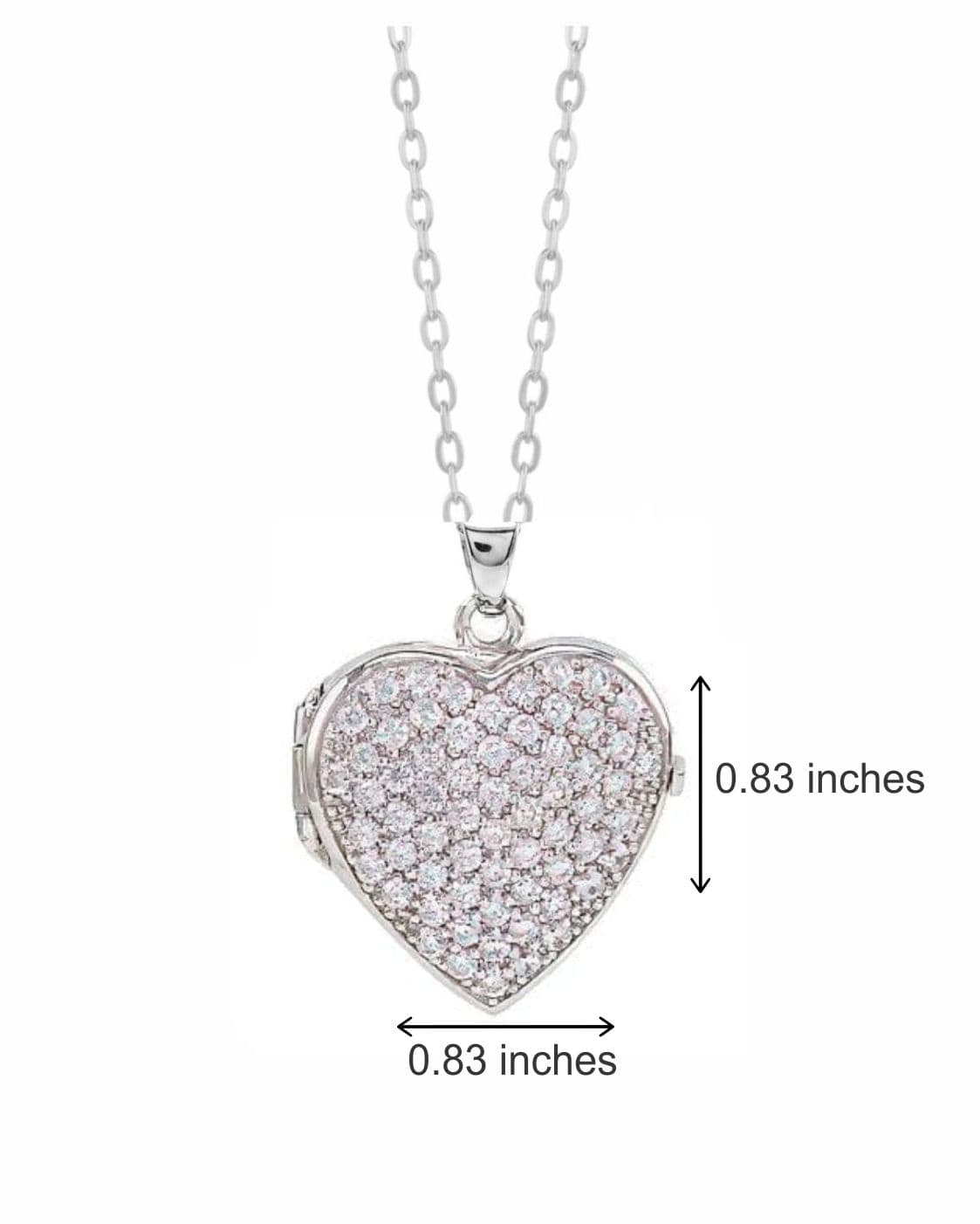 Cara Keepsakes Silver Locket Urns Eternal Light Locket Urn