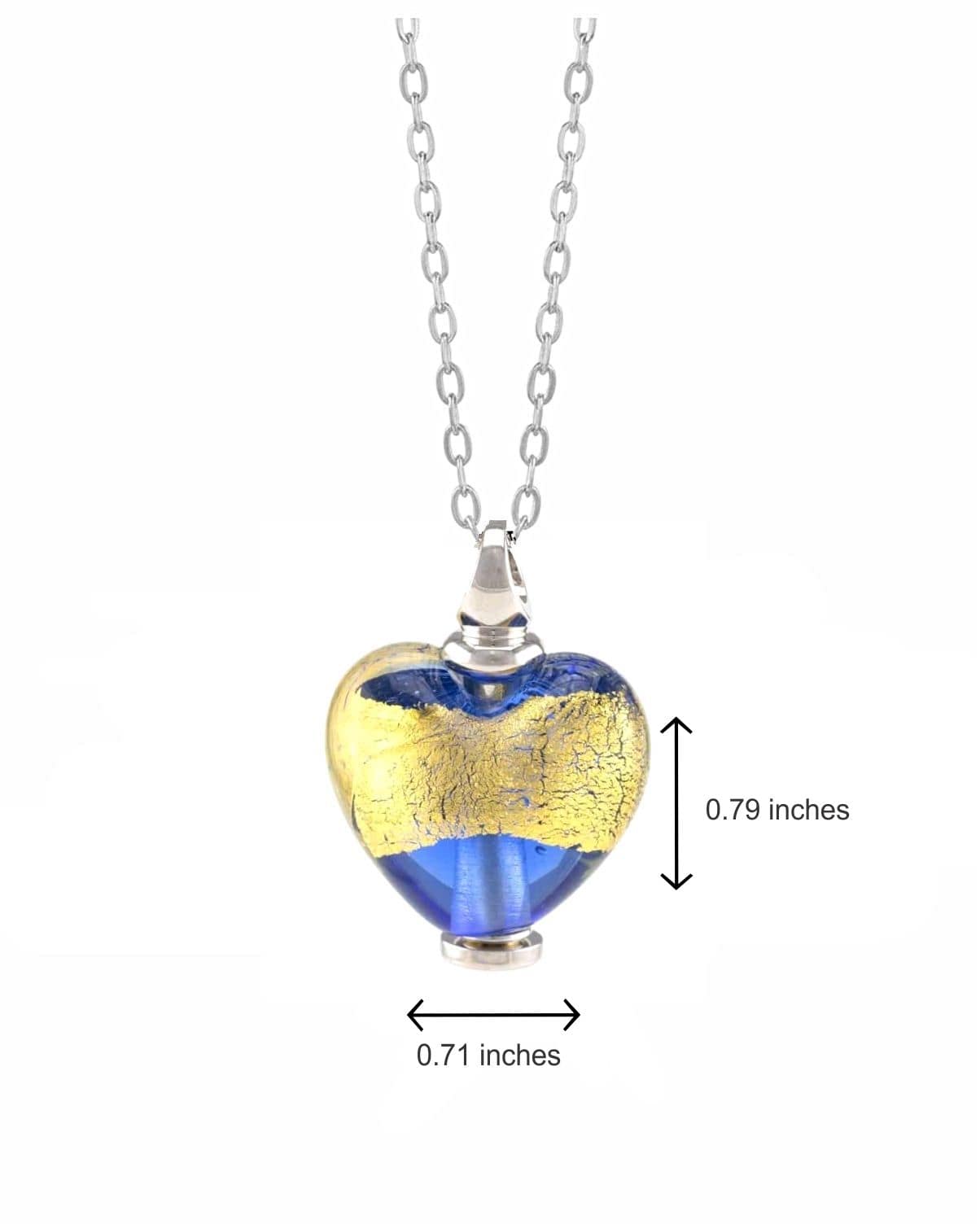 Cara Keepsakes Murano Glass Heart Urns Murano Glass Heart Urn - 'Wrapped in Glory'