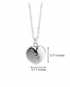 Cara Keepsakes Silver Pendant Urns 'Forget Me Not' Pendant Urn