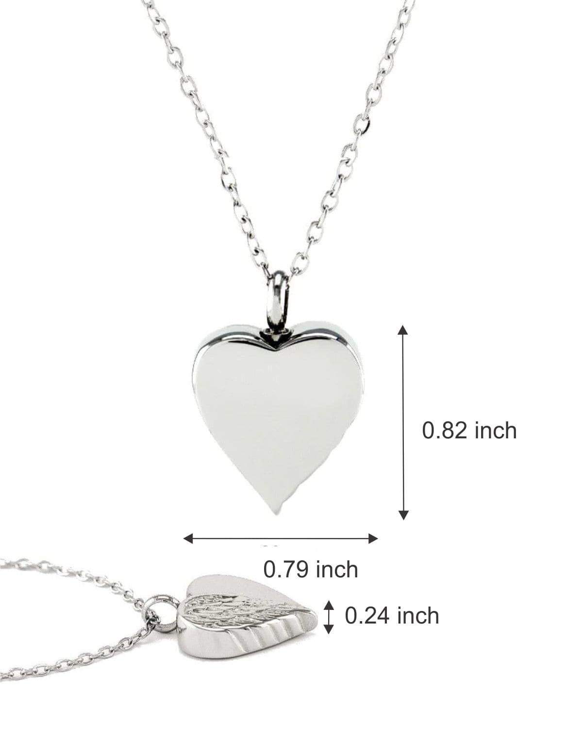 Cara Keepsakes Stainless Steel Stainless Steel Angel Wing Urn