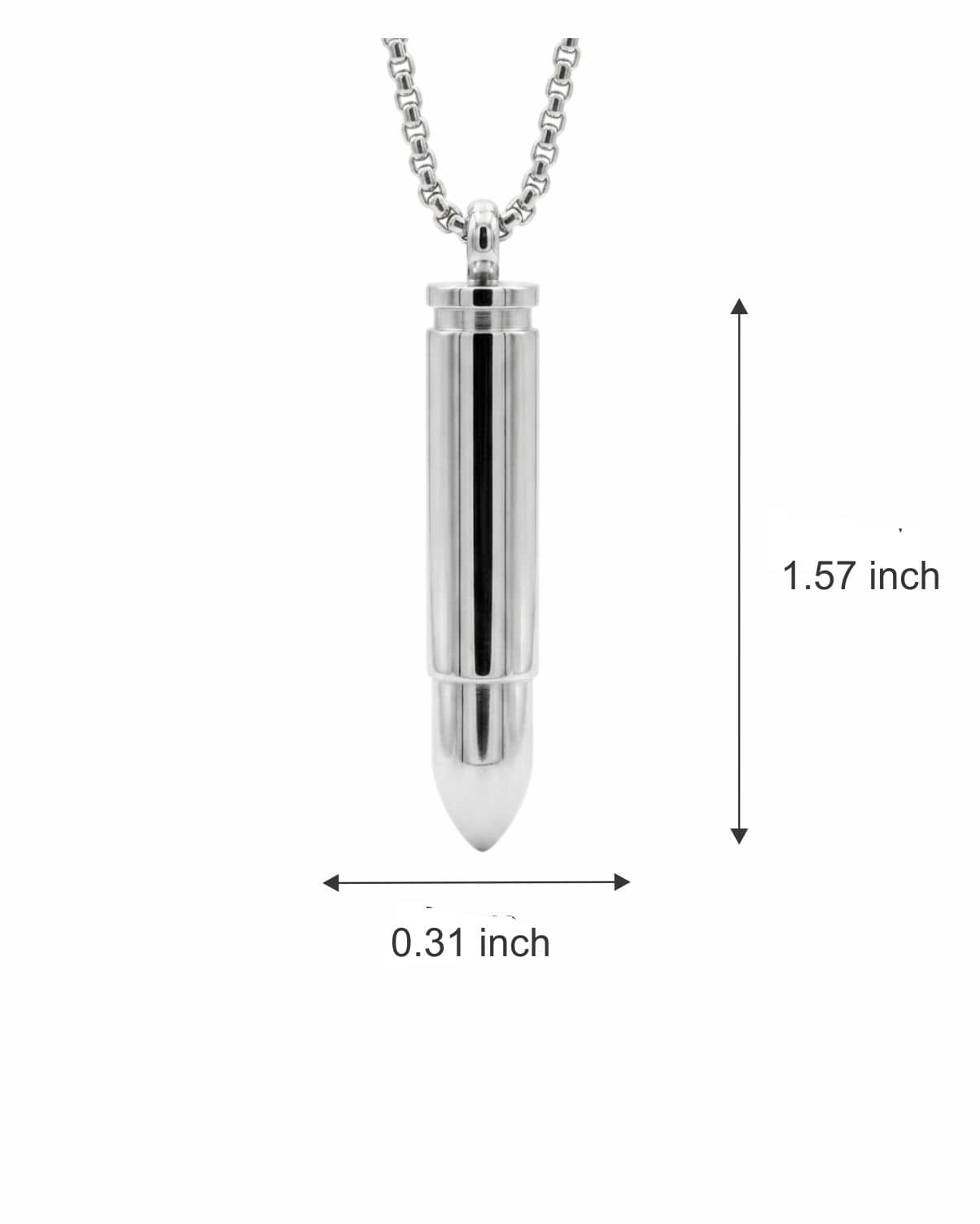 Cara Keepsakes Stainless Steel Stainless Steel Bullet Urn