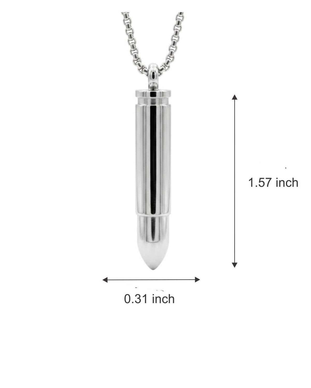 Cara Keepsakes Stainless Steel Stainless Steel Bullet Urn