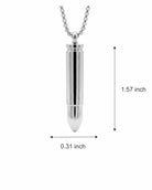 Cara Keepsakes Stainless Steel Stainless Steel Bullet Urn