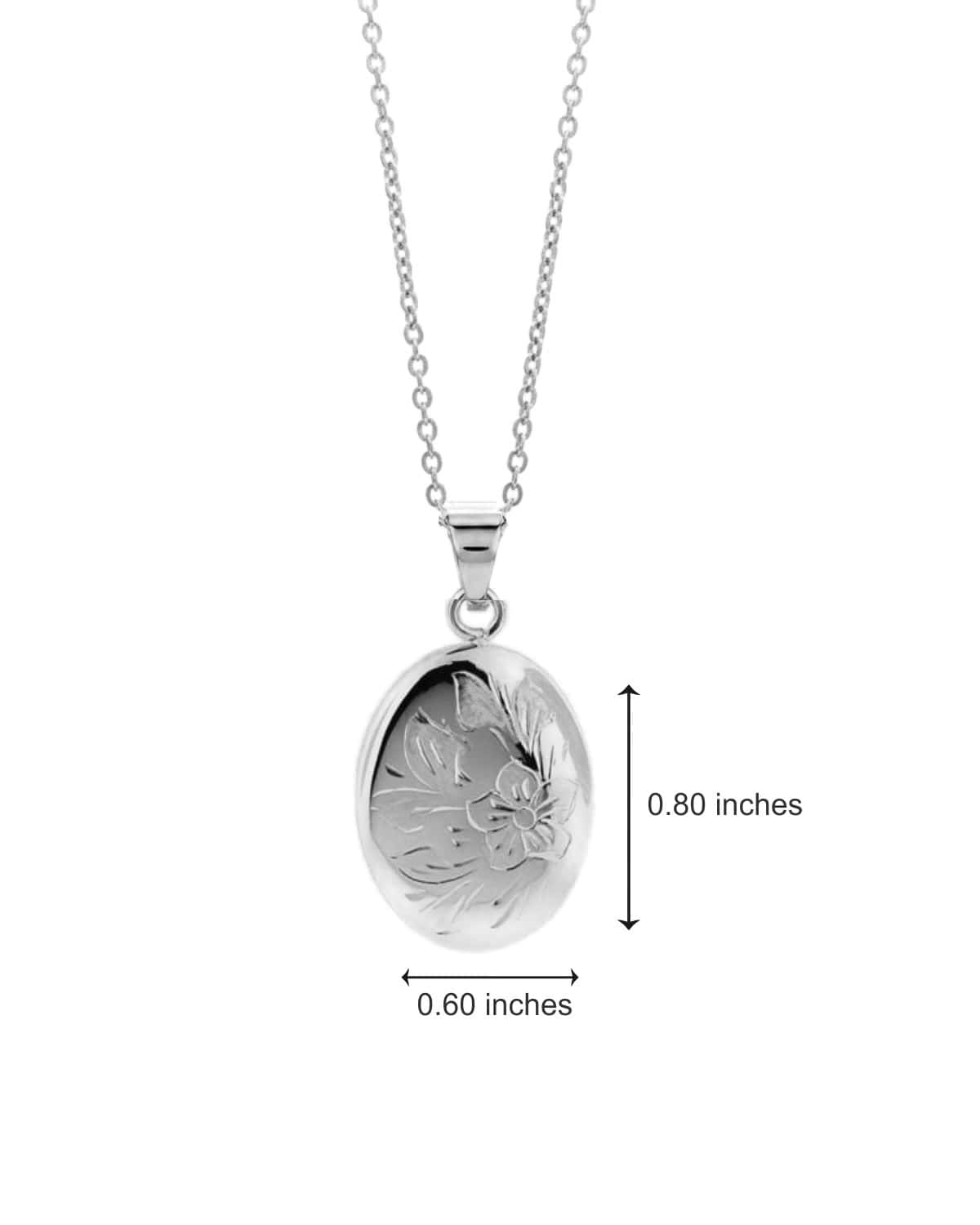 Cara Keepsakes Silver Pendant Urns 'Wildflower' Pendant Urn