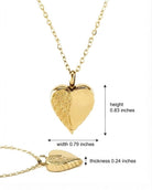 Cara Keepsakes Stainless Steel Gold-Plated Stainless Steel Angel Wing Urn