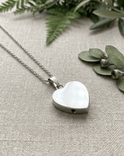 Cara Keepsakes Stainless Steel Stainless Steel Heart Pendant Urn