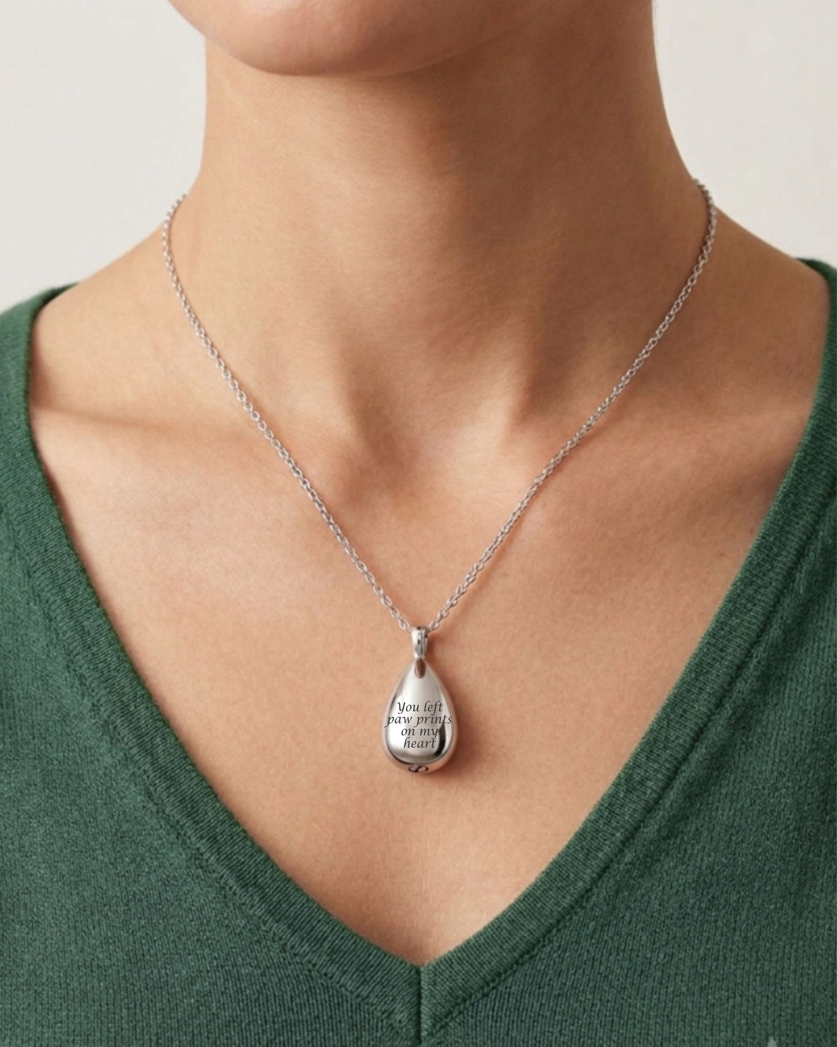 Cara Keepsakes Stainless Steel Stainless Steel Teardrop Urn