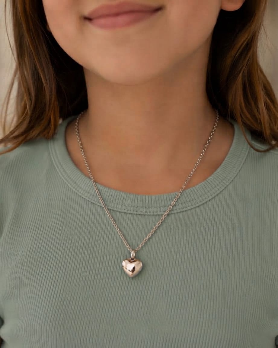 Cara Keepsakes Stainless Steel Stainless Steel Bubble Heart Urn