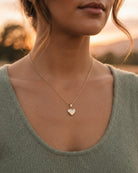 Cara Keepsakes Gold Pendant Urns Small Gold Heart Pendant Urn (10K)