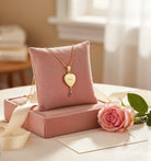 Cara Keepsakes Gold Pendant Urns Birthstone Heart Pendant Urn (10K)