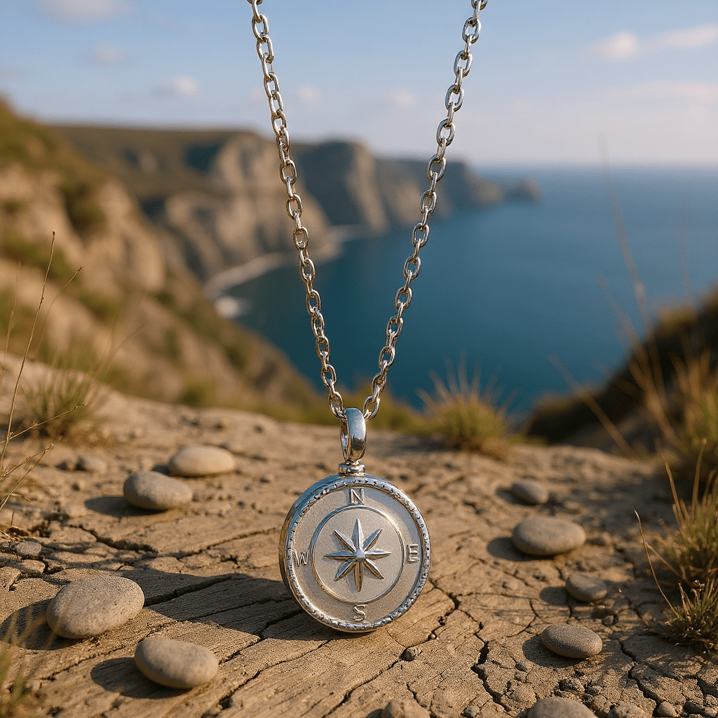 Cara Keepsakes Stainless Steel Stainless Steel Compass Urn