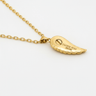 Cara Keepsakes Gold Pendant Urns Gold Guardian Angel Pendant Urn (10K)
