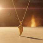 Cara Keepsakes Gold Pendant Urns Gold Guardian Angel Pendant Urn (10K)