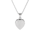Cara Keepsakes Gold Pendant Urns 10K White Gold Small Gold Heart Pendant Urn (10K)