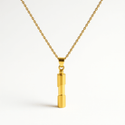 Cara Keepsakes Gold Pendant Urns Gold Cylinder Pendant Urn (10K)