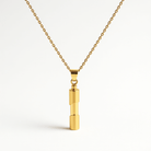 Cara Keepsakes Gold Pendant Urns Gold Cylinder Pendant Urn (10K)