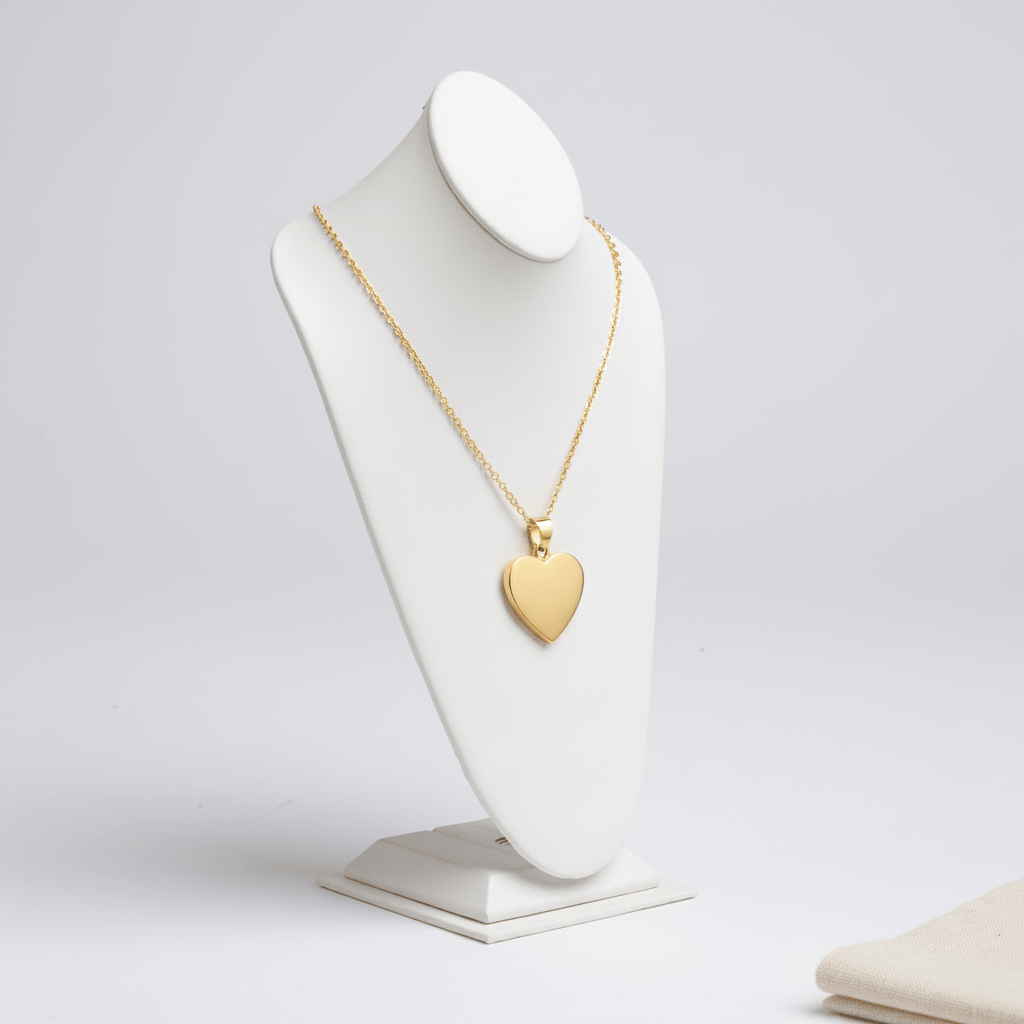 Cara Keepsakes Gold Pendant Urns Gold Heart Pendant Urn (10K)