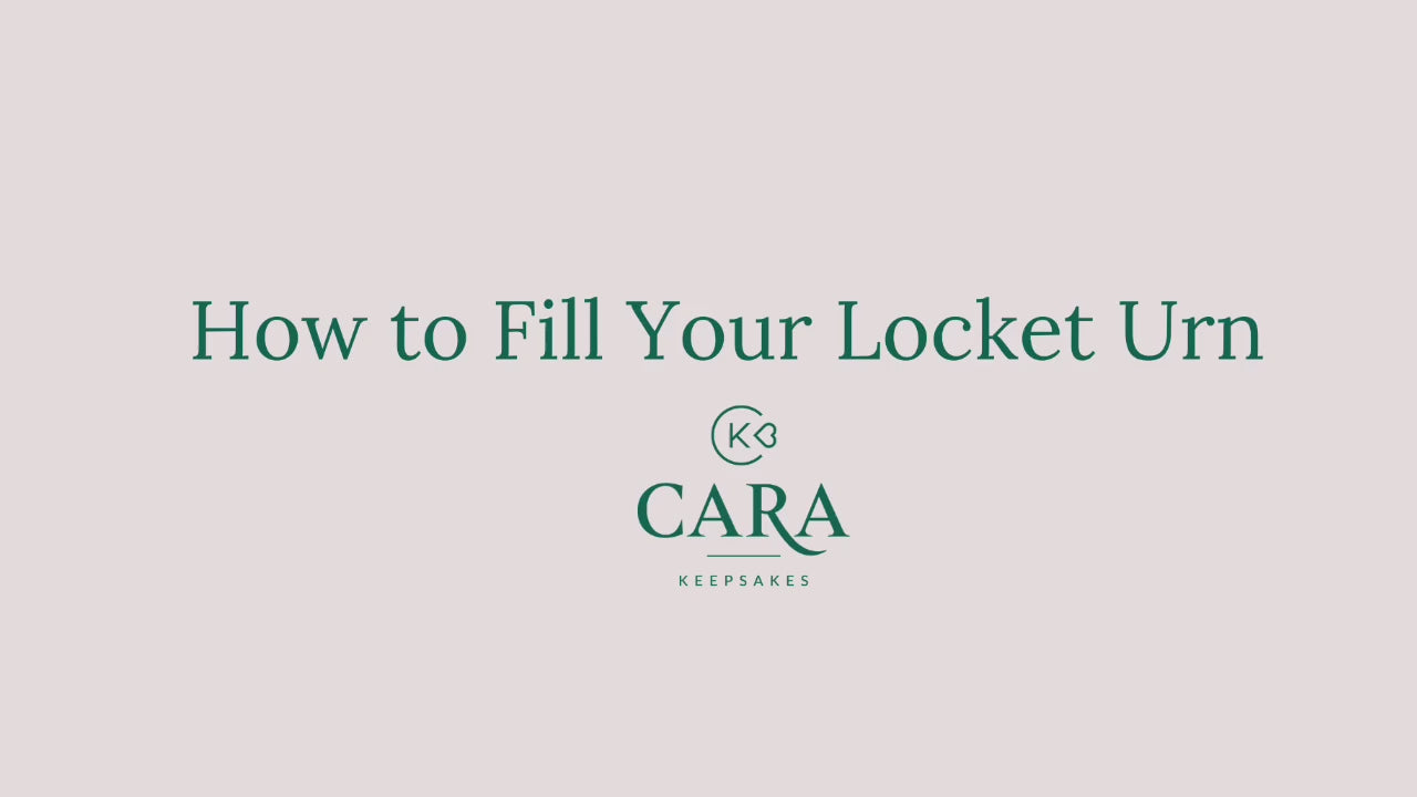 Instructional Video - How to Fill Jewelry Urn with Ashes