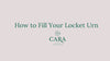 Instructional Video - How to Fill Jewelry Urn with Ashes