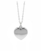 Cara Keepsakes Silver Pendant Urns Silver Heart Pendant Urn