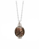 Cara Keepsakes Murano Glass Pendant Urns Murano Glass Pendant Urn - 'Everlasting Embrace' Olive