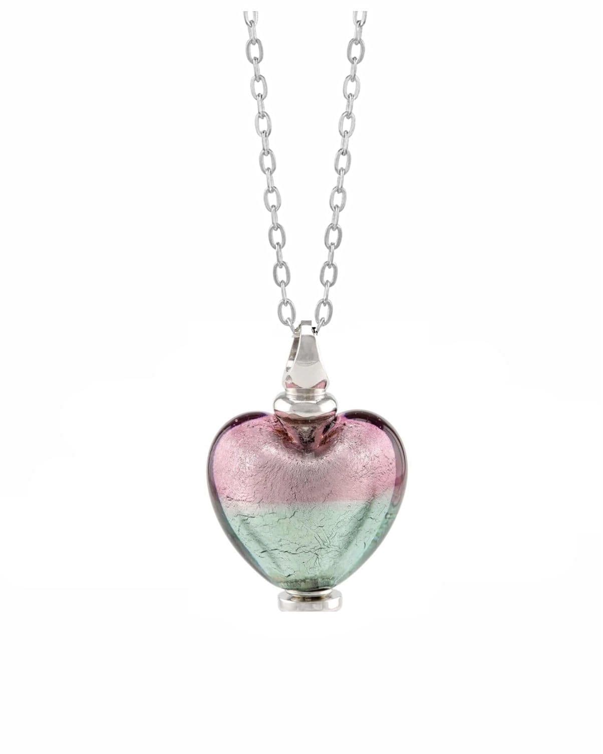 Cara Keepsakes Murano Glass Heart Urns Murano Glass Heart Urn - 'Enchanted Bliss'