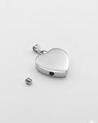 Cara Keepsakes Stainless Steel Stainless Steel Heart Pendant Urn
