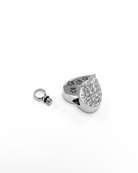 Cara Keepsakes Stainless Steel Stainless Steel Angel Wing Urn with Paw Prints