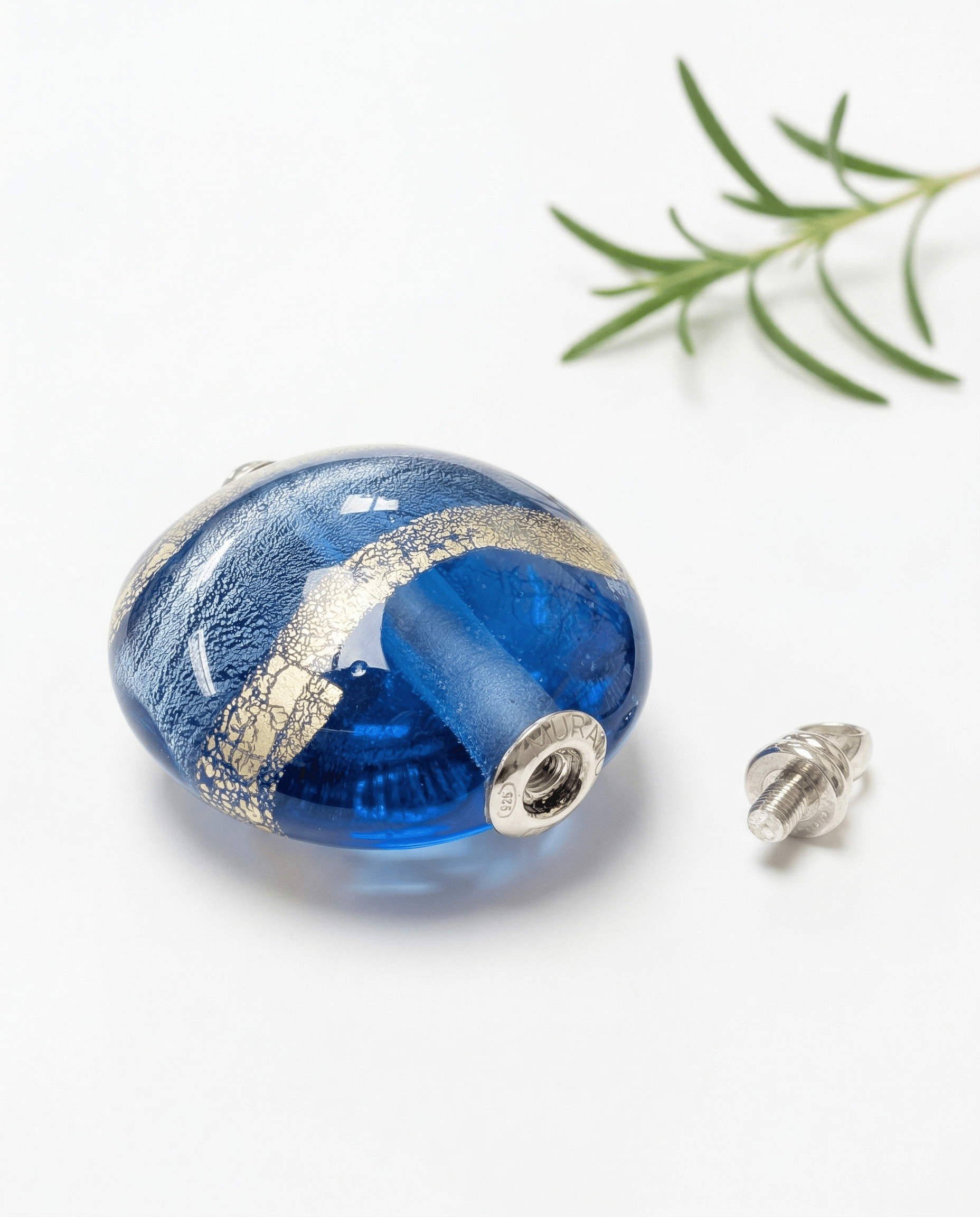 Cara Keepsakes Keepsake Urn Mini Urn with Glass Dome Keepsake Urn - "Serenity"