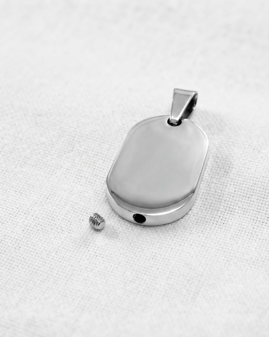 Cara Keepsakes Stainless Steel 'Keeping You Close To My Heart' Tag Urn