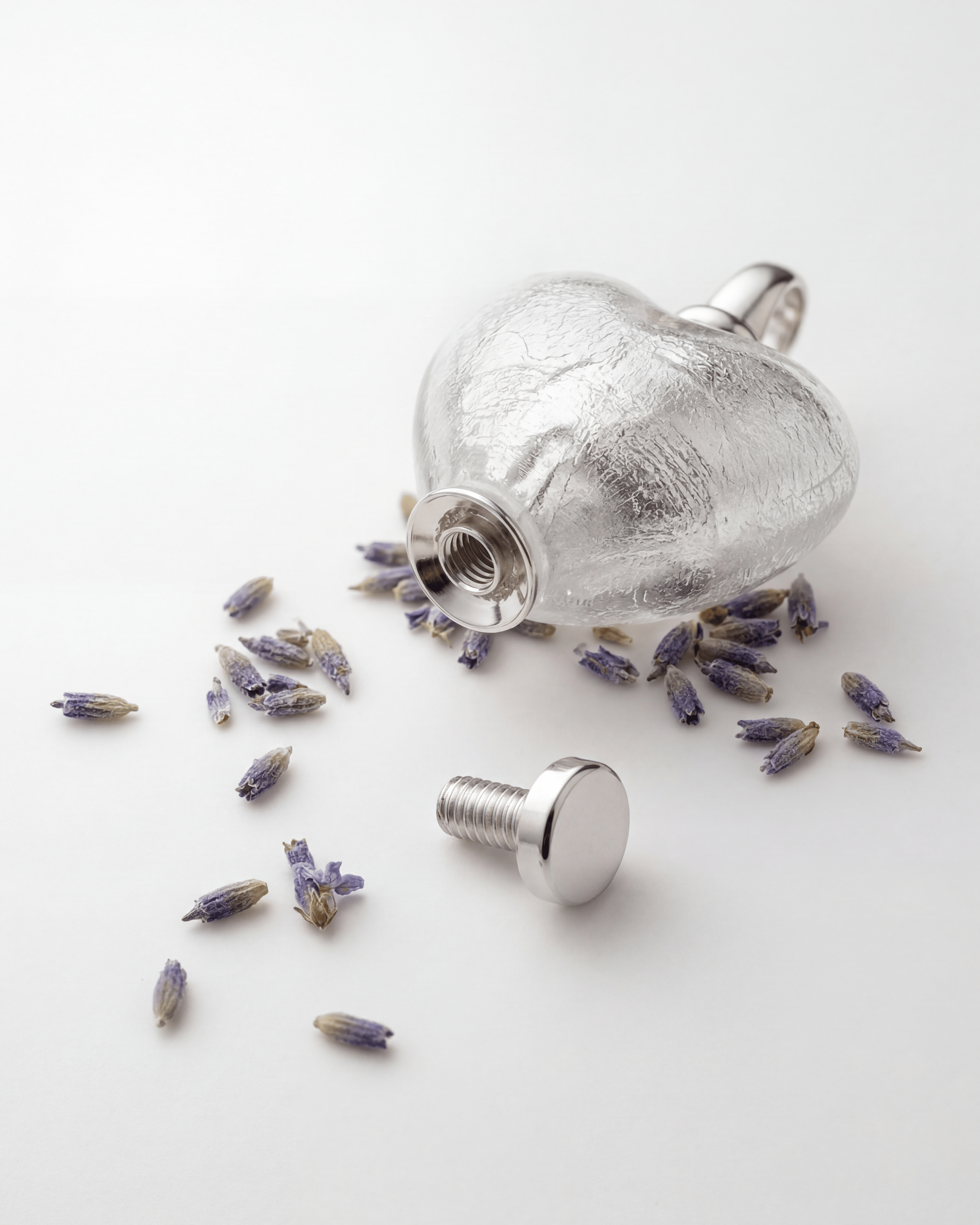 Cara Keepsakes Murano Glass Heart Urns Murano Glass Heart Urn - April