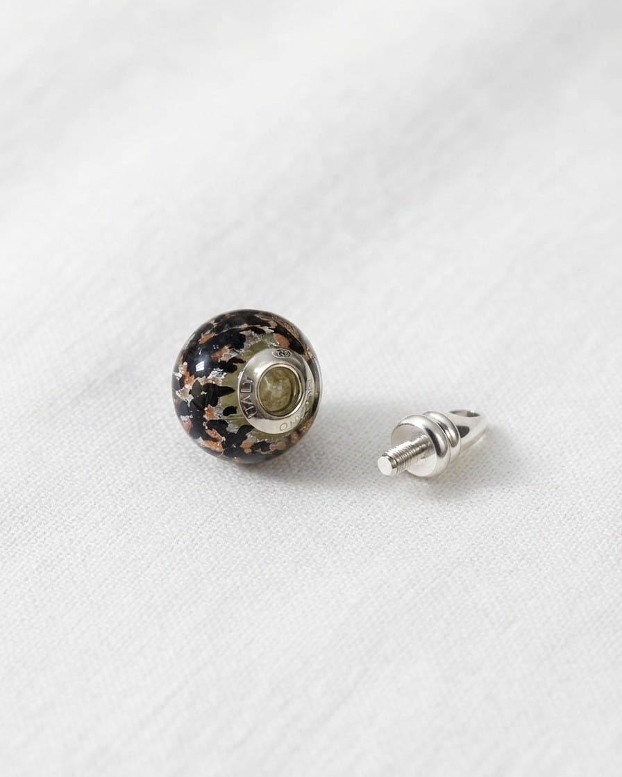 Cara Keepsakes Murano Glass Pendant Urns Murano Glass Pendant Urn - 'Everlasting Embrace' Bead