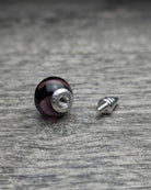 Cara Keepsakes Murano Glass Pendant Urns Murano Glass Pendant Urn - 'Eventide Rose'