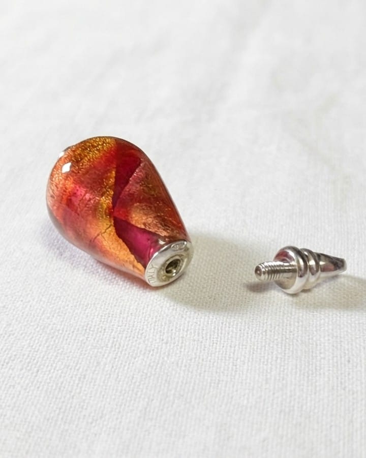 Cara Keepsakes Murano Glass Pendant Urns Murano Glass Pendant Urn - 'Beyond the Sunset' Drop