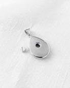 Cara Keepsakes Silver Pendant Urns Silver Teardrop Pendant Urn
