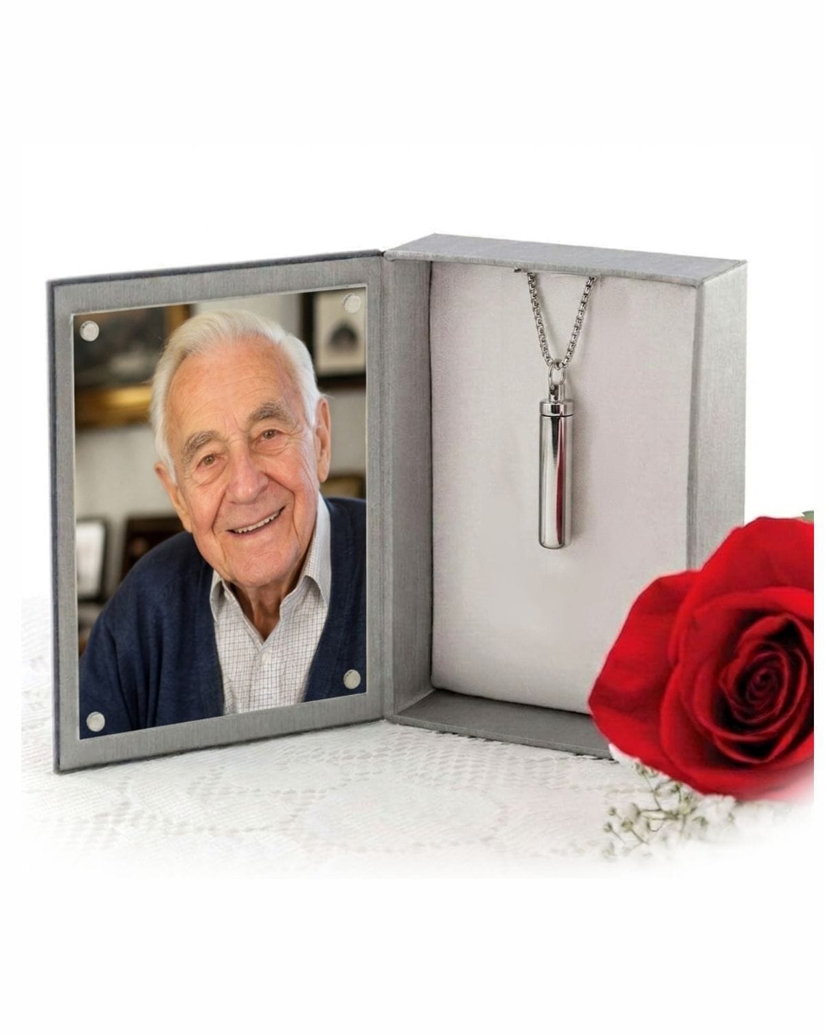 Cara Keepsakes Stainless Steel Stainless Steel Cylinder Urn