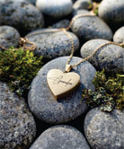 Cara Keepsakes Stainless Steel Gold-Plated Stainless Steel Heart Pendant Urn