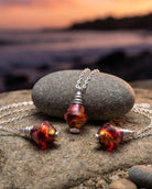 Cara Keepsakes Murano Glass Pendant Urns Murano Glass Pendant Urn - 'Beyond the Sunset'