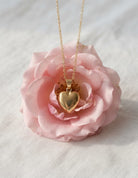 Cara Keepsakes Gold Pendant Urns Small Gold Heart Pendant Urn (10K)