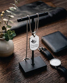 Cara Keepsakes Stainless Steel Stainless Steel Tag Pendant Urn