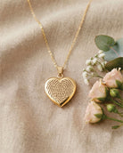Cara Keepsakes Gold Pendant Urns Gold Heart Pendant Urn (10K)